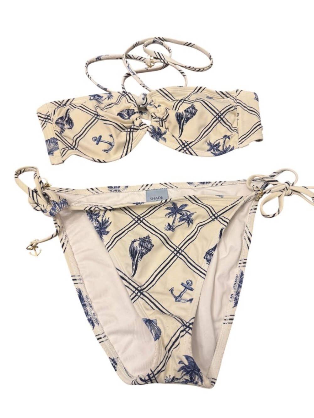 Shade and Shore women's nautical two piece size M
